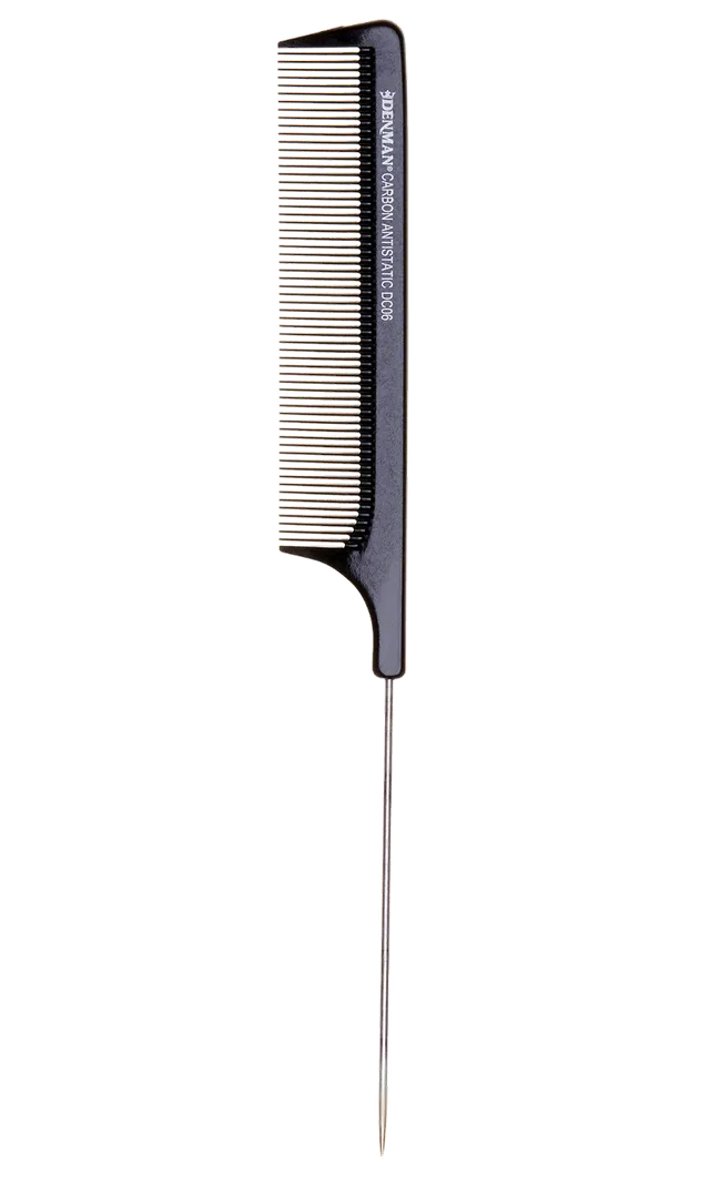 denman-dc06-pin-tail-comb-pintail-kamm-mit-abgerundeten-z-hnen-hitzebest-ndig-an image 1