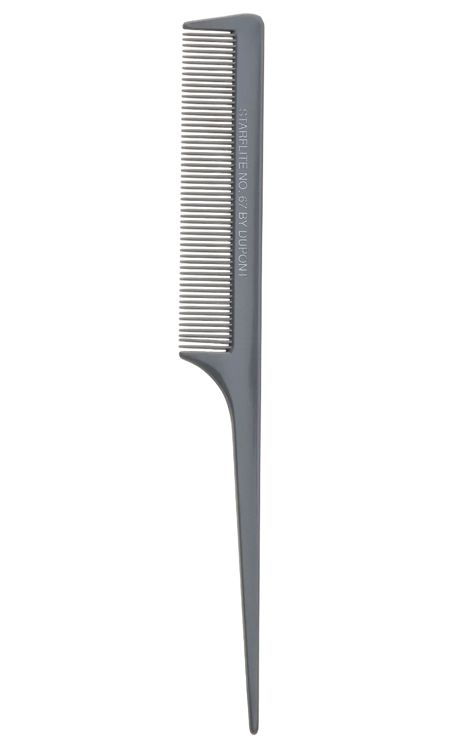 denman-sf67sp-tail-comb-starflite-stielkamm-flexibel-hitzebest-ndig-hellgrau image 1