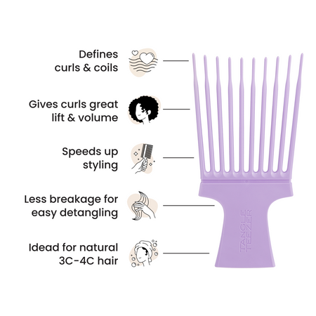 tangle-teezer-hair-pick-afro-pick-b-rste-f-r-locken-3c-4c-mit-volumen-amp-lift-l image 7