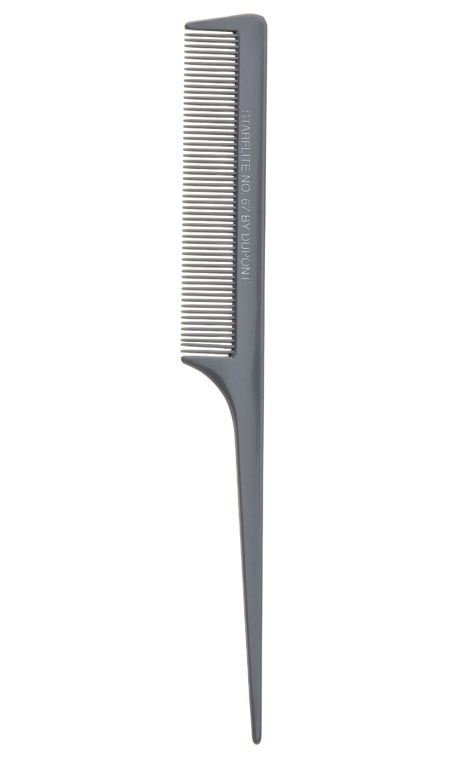 denman-sf67sp-tail-comb-starflite-stielkamm-flexibel-hitzebest-ndig-hellgrau image 1