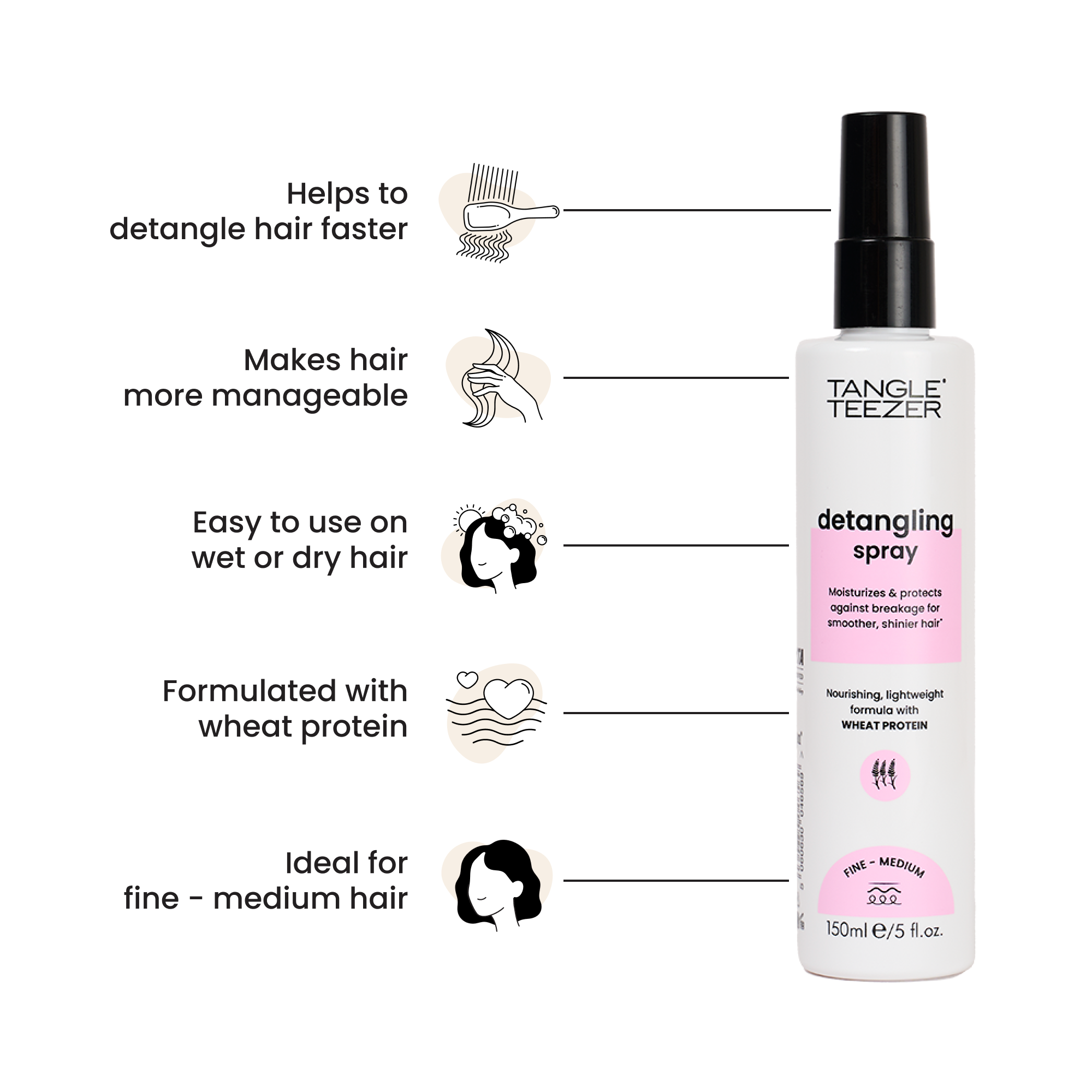 tangle-teezer-everyday-detangling-spray-weizenprotein-entwirrspray-f-r-feines-bi image 3